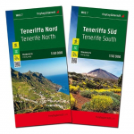 Teneriffa, Wanderkarten-Set 1:50.000, freytag & berndt: 2 Bl&auml;tter in Kunststoff-H&uuml;lle mit Wanderungen und Top Tips, wasserfest und rei&szlig;fest