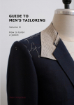 Guide to mens tailoring, Volume II: How to tailor a jacket