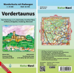 Vordertaunus 1 : 25 000, Blatt 46-556: Wanderkarte mit Radwegen. Bad Homburg v.d.H., Bad Soden, Frankfurt West, Hofheim, K&ouml;nigstein, Kronberg, Oberursel