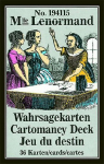 Mlle Lenormand Wahrsagekarten No. 194115 (36 Karten mit Anleitung in Sprachen Deutsch, Englisch und Franz&ouml;sisch - Cartomancy Deck - Jeu du destin): Klassische Lenormandkarten