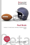 Paul Brule: Football, St. Francis Xavier University, Canadian Football League