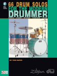 66 Drum Solos for the Modern Drummer Rock Funk Blues Fusion Jazz by Tom Hapke Drum Set Solo Collection with Online Audio Intermediate Drummers Technique Independence Reading Improvisation