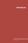 Lined College Ruled Notebook: Stylish Kalahari Sunset Red College Ruled Notebook, 120 Lined Pages 6 x 9 inches Standard Size Journal | Softcover