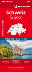 Michelin Schweiz 1:400 000: Stra&szlig;en- und Tourismuskarte