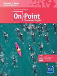 On Point A2. Elementary English. Student's Book + audios + videos online: Elementary English. Student's Book + audios + videos online