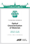 OCM 2025 - 7th International Conference on Optical Characterization of Materials, March 26th - 27th, 2025, Karlsruhe, Germany : Conference Proceedings