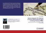 Determinants Of Internal Control Effectiveness And Lending Among SMEs: Effectiveness Of Internal Control And Lending Among SMEs