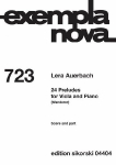 24 Preludes for Viola and Piano: (Wanderer). 723. Viola und Klavier.