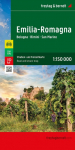 Emilia-Romagna, Stra&szlig;en- und Freizeitkarte 1:150.000, freytag & berndt: Bologna - Rimini - San Marino, mit Infoguide, Top Tips