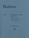 Brahms, Johannes - Violinkonzert D-dur op. 77: Instrumentation: Violin and Piano, Violin Concertos