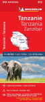 Tanzania & Zanzibar - Michelin National Map 810: Map
