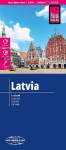 Reise Know-How Landkarte Lettland | Latvia (1:325.000): rei&szlig;- und wasserfest (world mapping project)