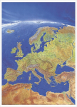 Europa Panorama Grossformat: Wandkarte / Poster