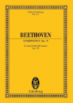 Sinfonie Nr. 9 d-Moll: Choral. op. 125. 4 Solostimmen, gemischten Chor und Orchester