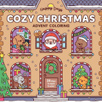 Cozy Christmas Advent Coloring Book: With a Sealed Section to Open and Enjoy Each Day of Advent!
