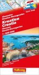 Kroatien, Slowenien, Bosnien-Herzegowina Strassenkarte 1:500 000: Touring, Index