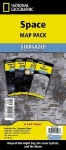 National Geographic Space (Stargazer Folded Map Pack Bundle)