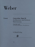 Weber, Carl Maria von - Concertino op. 26 f&uuml;r Klarinette und Orchester: Instrumentation: Clarinet and Piano, Clarinet Concertos