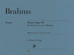 Brahms, Johannes - Walzer op. 39: Instrumentation: Piano, 4-hands