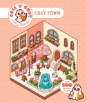Cute n Cozy Sticker Therapy: Cozy Town: Eight cozy 3D scenes to fill with over 500 cute stickers!