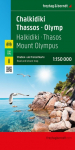 Chalkidiki - Thassos - Olymp, Stra&szlig;en- und Freizeitkarte 1:150.000, freytag & berndt: Mit Infos und Top Tips