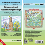 L&ouml;wensteiner/Waldenburger Berge 1 : 25 000, Blatt 54-544: Wanderkarte mit Radwegen, Blatt 54-544, 1 : 25 000, Bretzfeld, Mainhardt, Neuenstein, Obersulm, &Ouml;hringen, W&uuml;stenrot