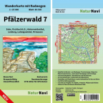 Pf&auml;lzerwald 7. Blatt 40-544, 1 : 25 000: Wanderkarte mit Radwegen. Dahn, Fischbach b.D., Hinterweidenthal, Lemberg, Ludwigswinkel, Pirmasens