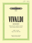 Konzert f&uuml;r Violine, Streicher und Basso continuo a-Moll op. 3 Nr. 6 RV 356: aus Lestro armonico, Ausgabe f&uuml;r Violine und Klavier