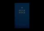ESV Church Bible, Large Print (Hardcover, Blue)