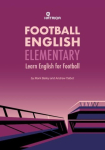 Football English Elementary: Learn English For Football, Beginner Level Textbook