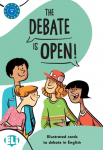 The debate is open!: Illustrated cards to debate in English. 75 Lernkarten zum Debattieren und Argumentieren + Anleitung