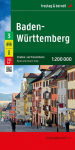 Baden-W&uuml;rttemberg, Stra&szlig;en- und Freizeitkarte 1:200.000, freytag & berndt