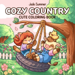 Cozy Country: A Cute and Simple Colouring Book for Adults and Teens Filled With Adorable Animals and Easy-to-Colour Scenes for Autumn Mindfulness. Now With New Paper
