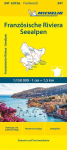 Michelin Franz&ouml;sische Riviera - Seealpen: Stra&szlig;en- und Tourismuskarte 1:150.000; Auflage 2023
