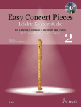 Easy Concert Pieces f&uuml;r Sopran-Blockfl&ouml;te und Klavier, Band 2: 24 Pieces from 5 Centuries Ausgabe mit CD.