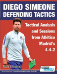 Diego Simeone Defending Tactics - Tactical Analysis and Sessions from Atl&eacute;tico Madrid's 4-4-2