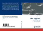 Ethics, Stem Cells, and Women: A feminist perspective