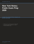 New York Notary Public Exam Prep 2026: Complete Study Guide with Practice Questions and New York Law Review
