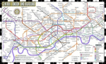 Streetwise London Underground Map: Laminated Map of the London Underground, England