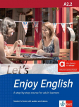 Lets Enjoy English A2.2 - Hybrid Edition allango: A step-by-step course for adult learners. Students Book with audios and videos including allango licence key (24 months)