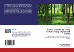Radial Growth of some Commercially Important Plants: Impact of Age & Environment on Activity of Cambium and Production of Secondary Vascular Tissues
