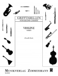 Grifftabelle f&uuml;r Violine: Violine.