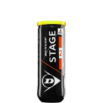 Tube of 3 DUNLOP mini tennis stage 2 balls