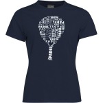 T-shirt HEAD femme typo padel