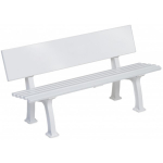 Tennis bench white 1.5m