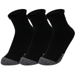 Pack of 3 pairs of UNDER ARMOUR unisex heatgear quarter socks