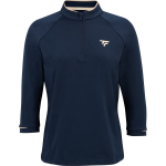 TECNIFIBRE naiste termozip 3/4 varrukaga tumesinine dressipluus