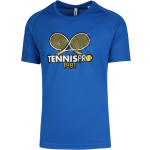 TENNISPRO juunioride tehniline tennis T-s&auml;rk reketitega