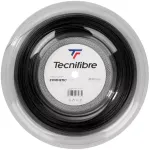 TECNIFIBRE s&uuml;nteetiline tennisekeel must rull (200 meetrit)