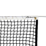 Pphr 4mm knotless braided tennis net single edge mesh
